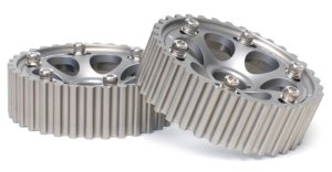 Honda Civic Cam Gears - Skunk2 Racing - Pro Series Adjustable, 6-Bolt - Titanium - `99-`00